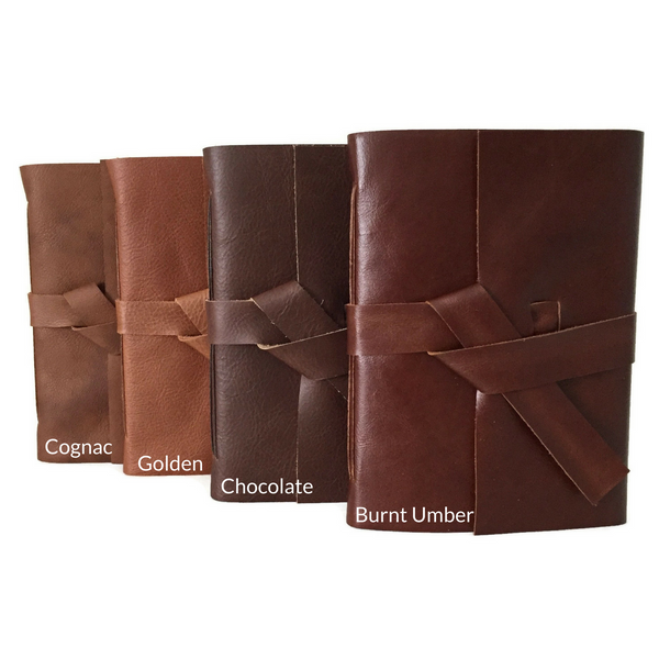 Leather Color Chart - shades of brown