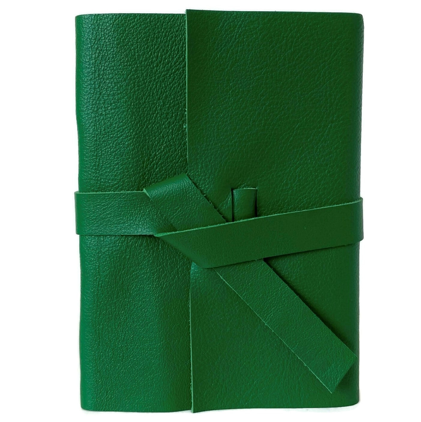 Green Slim Leather Travel Journal, 96 pages
