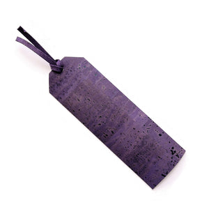 Purple Cork Bookmark, Vegan Friendly