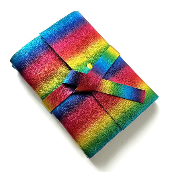 Ready To Ship 5x7 Unlined Sketchbook, Bold Rainbow