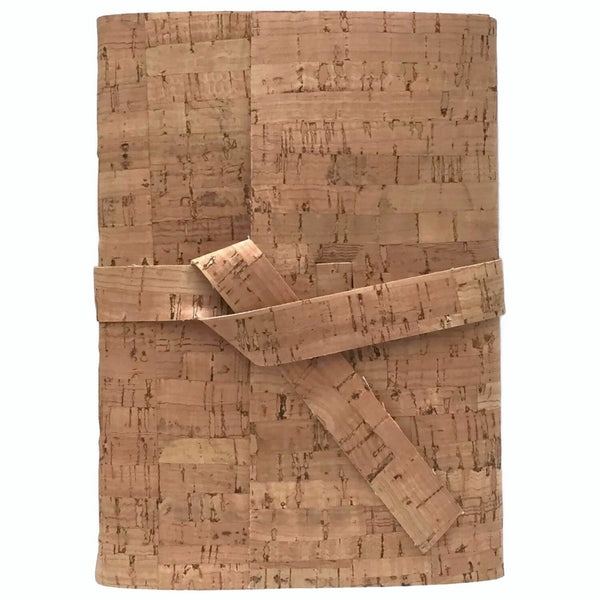 Ready To Ship 5x7 Vegan Cork Unlined Notebook, Natural