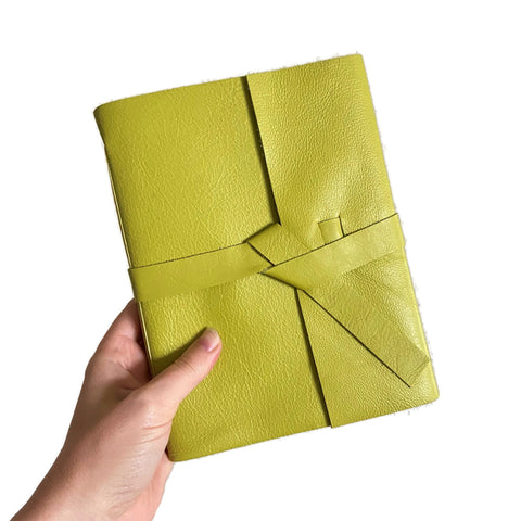 Ready To Ship 6x8 Lime Green SLIM (96 pages)  Lined