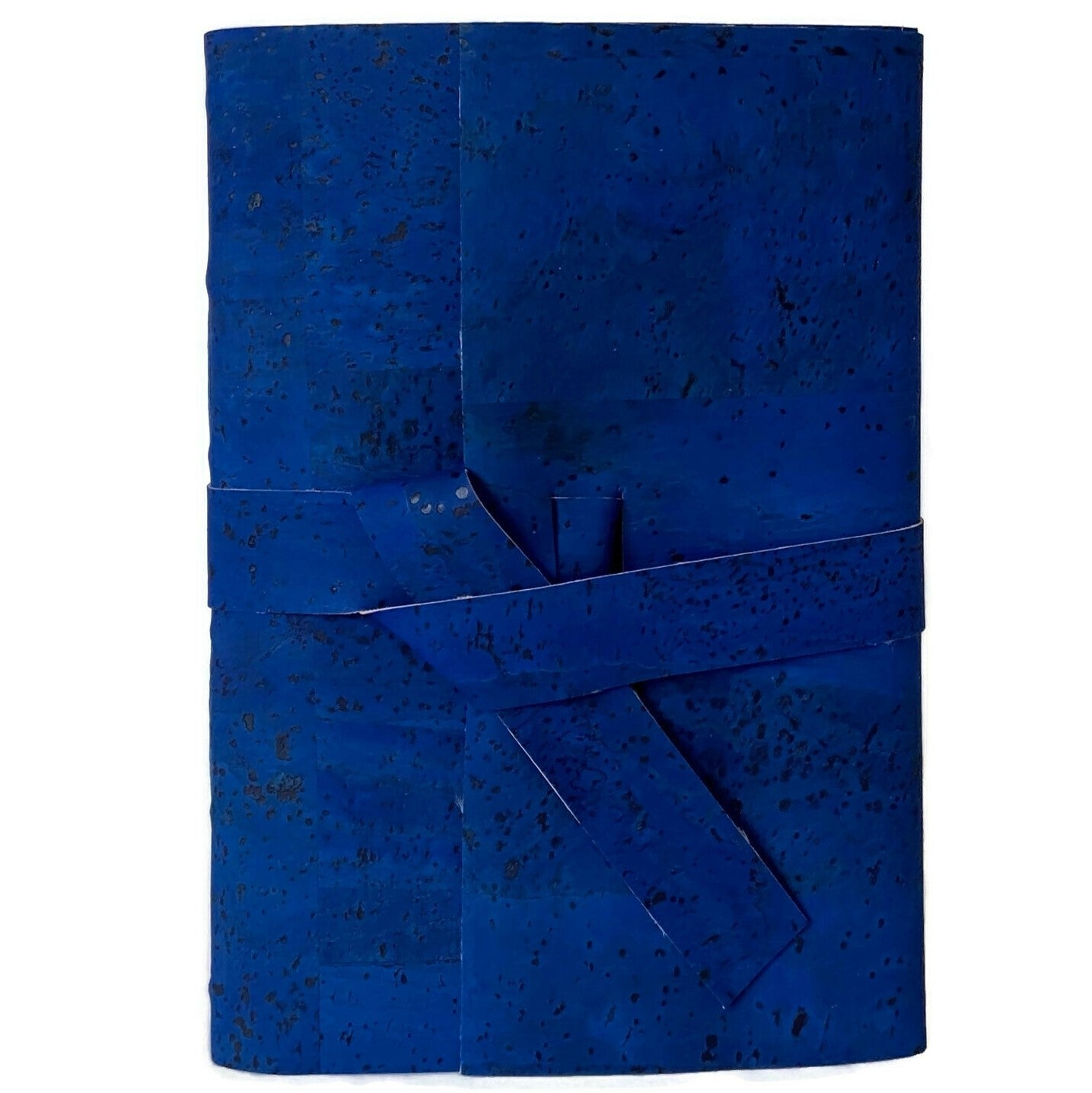 blue cork journal front view