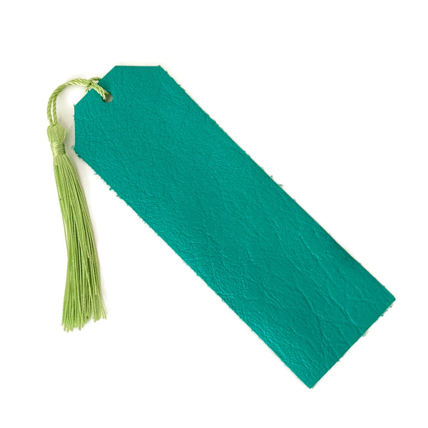 Sea Green Leather Bookmark, Limited Edition