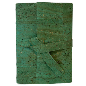 green cork journal front view