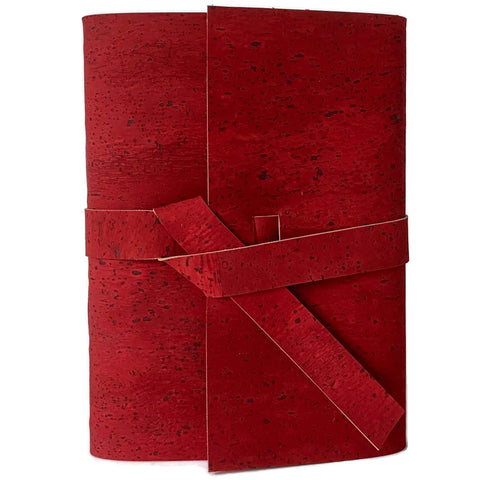 red cork journal front view