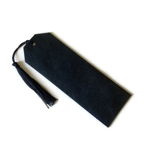 Black Leather Bookmark