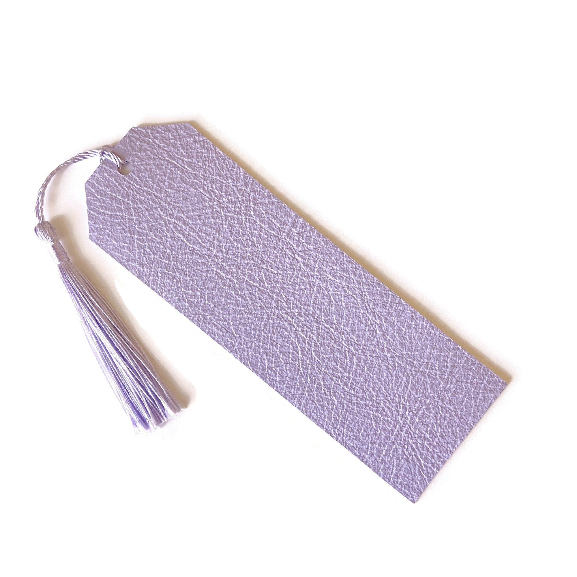 Light Purple Leather Bookmark