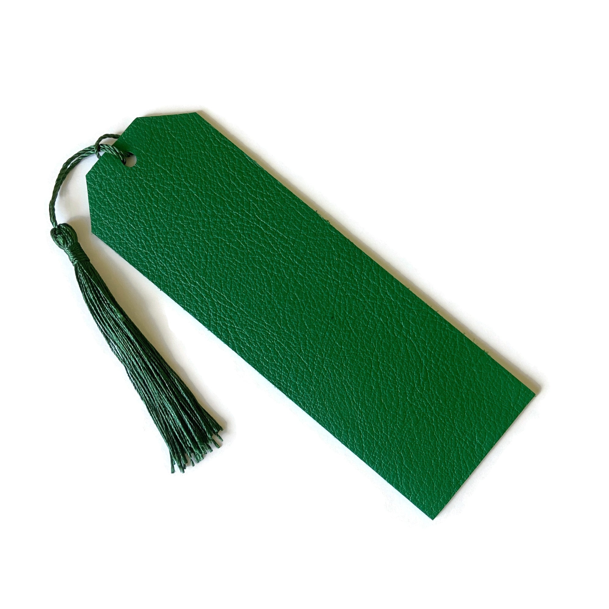 Green Leather Bookmark