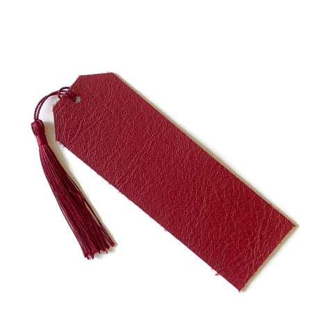 Red Leather Bookmark