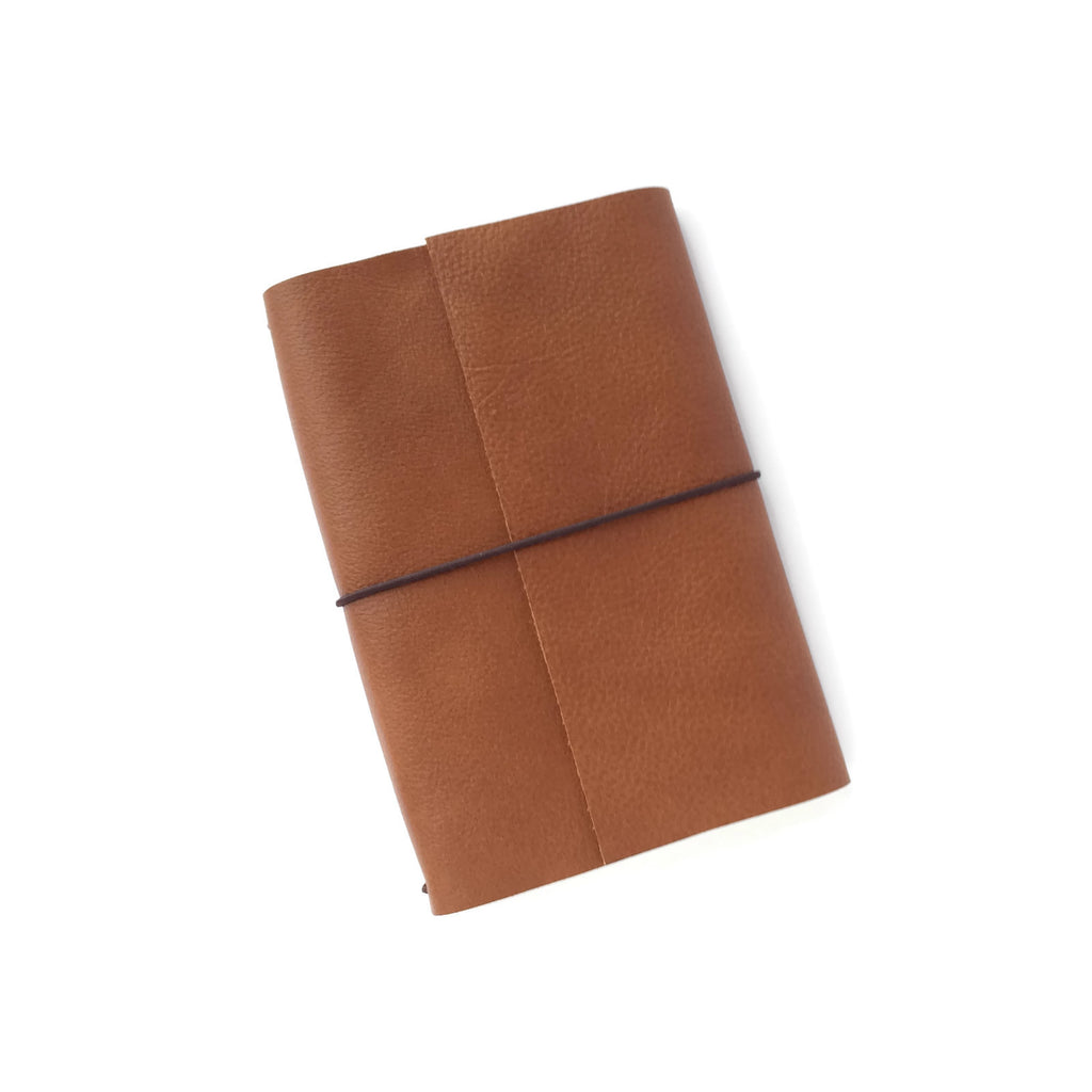 Refillable Leather Notebook, Emboss Initials