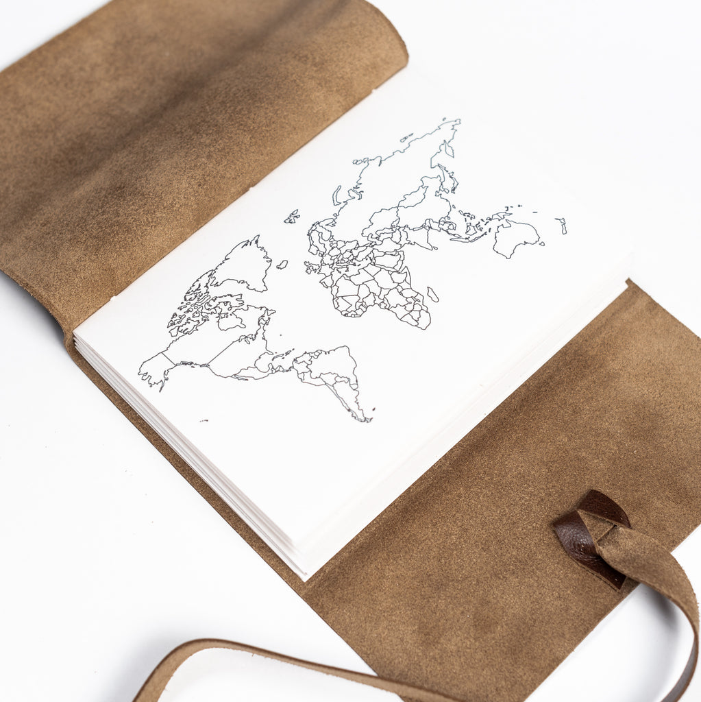 Color In Map Travel Journal, Build Your Own – Absolutely EVO