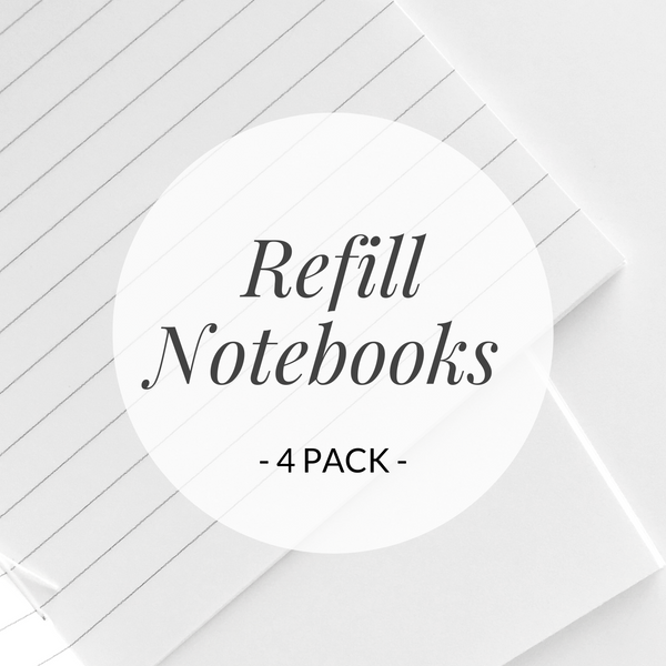 Notebook Refills, Pack of 4